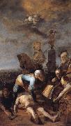 Christopher Paudiss Martyrdom of St Thiemo France oil painting artist